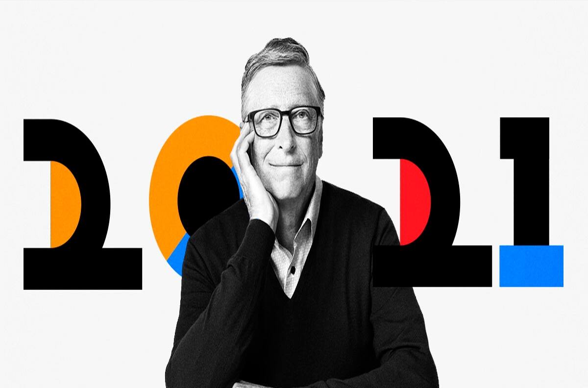 Bill Gates predice sus cinco reflexiones más importantes para 2022