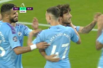 La gran jugada que terminó David Silva para el cuarto del City ante el Burnley