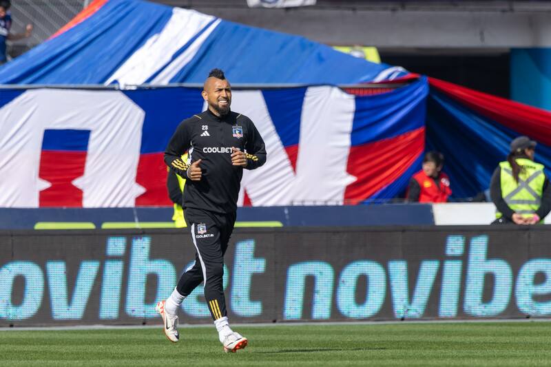 Arturo Vidal asoma como titular en Colo Colo para el duelo ante Junior por Copa Libertadores. Felipe Escobedo/En Cancha.