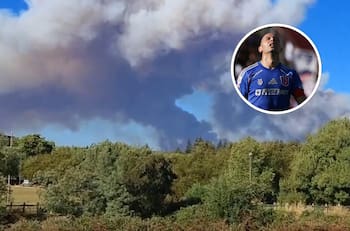 Amistoso entre Universidad de Chile y Racing en serio riesgo de suspenderse por incendio forestal