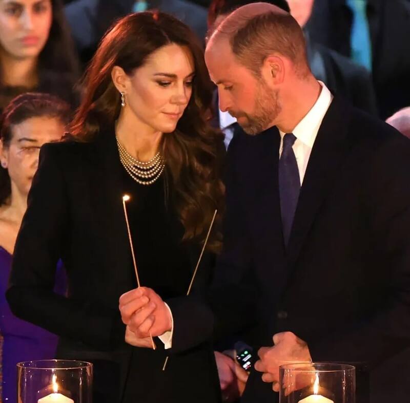 La princesa de Gales fue acompañada por su esposo, el príncipe William. - Créditos: Instagram de Susan Caplan.
