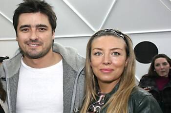 Francisca Allende, esposa de Jorge Zabaleta, sufrió fuerte accidente en la nieve
