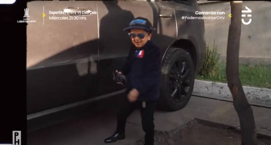 Miguelito en su camioneta. Créditos: CHV.