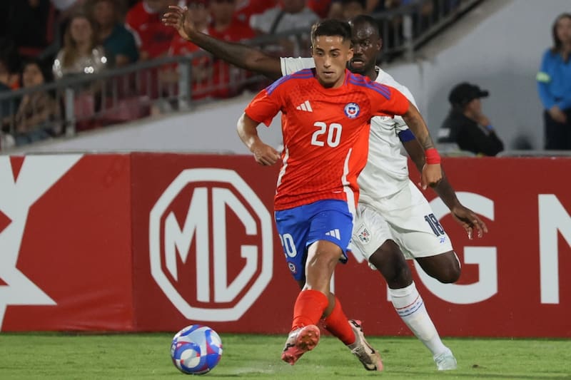 en la Selección Chilena. Foto: Agencia Aton.