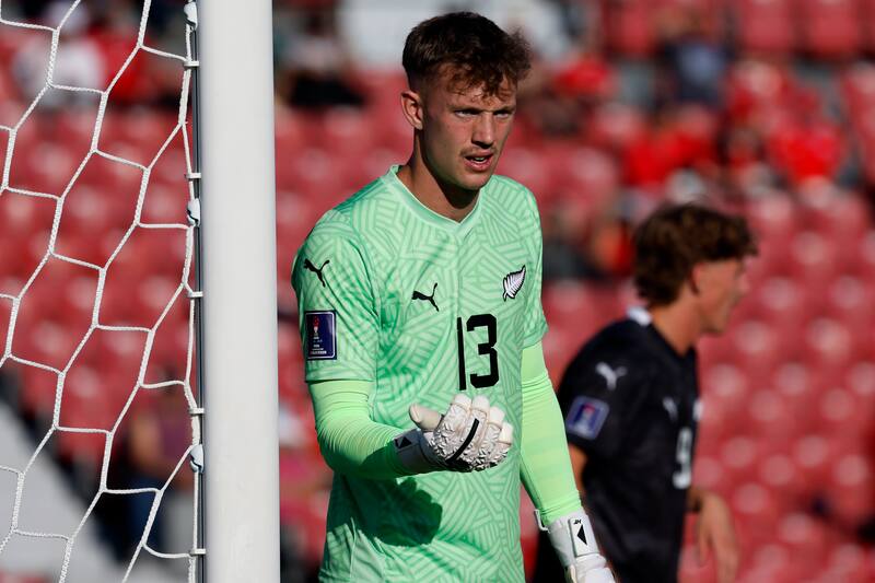 El jugador de Nueva Zelanda, Henry Gray, durante un partido del Grupo A de la cita mundialista.