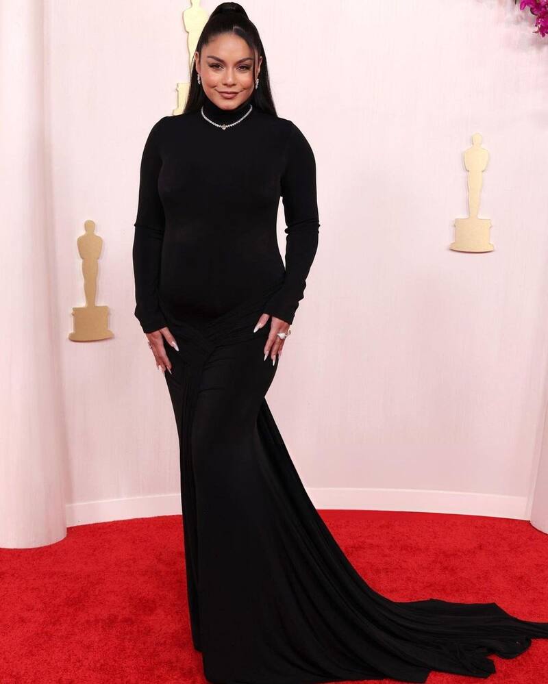 Vannessa Hudgens lució su embarazo.