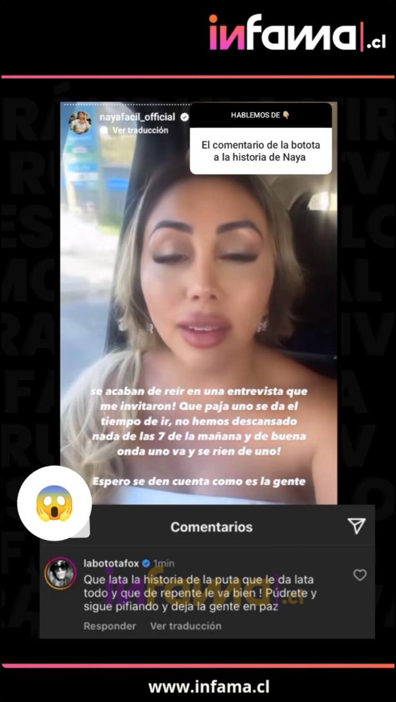 Naya Fácil y Botota Fox.
(Créditos: Infama)