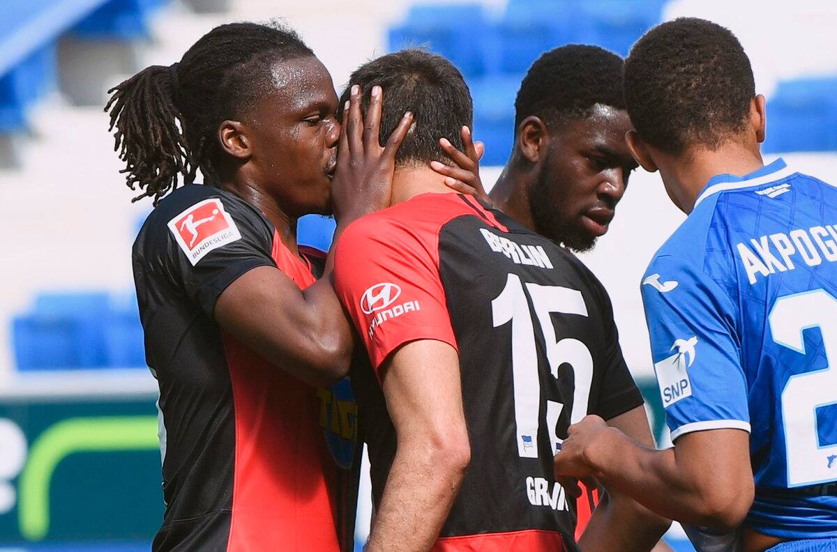 Hertha derrotó por 3 goles a 0 en su visita a Hoffenheim en el reinicio de la Bundesliga