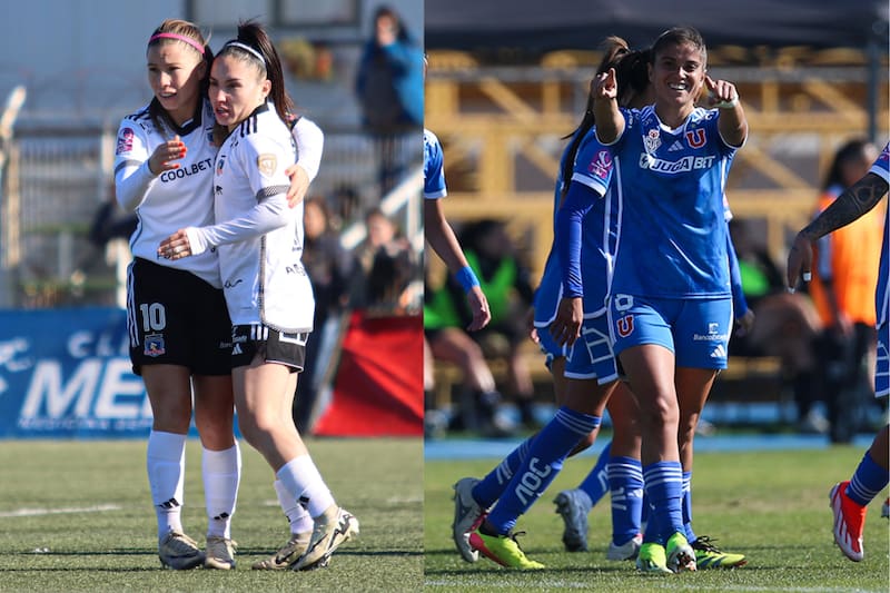Colo Colo recibirá a Universidad de Chile este sábado en Macul. Fotos: Prensa Colo Colo y Campeonato Chileno.
