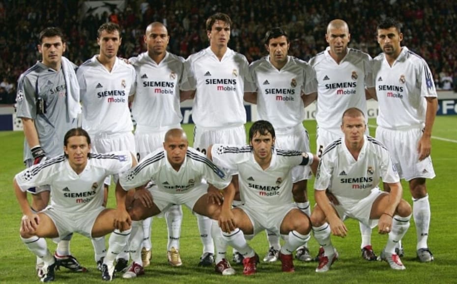 Los míticos "Galácticos" del Real Madrid