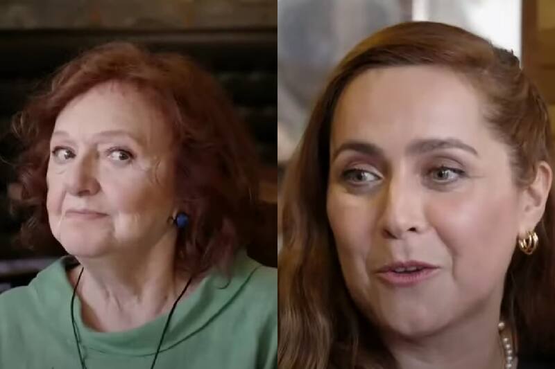 Gloria Münchmeyer y Natalia Valdebenito en "Te paso a buscar" / Créditos: Reproducción