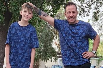 “Al fin juntos”: Gonzalo Egas celebró el reencuentro con su hijo Noah