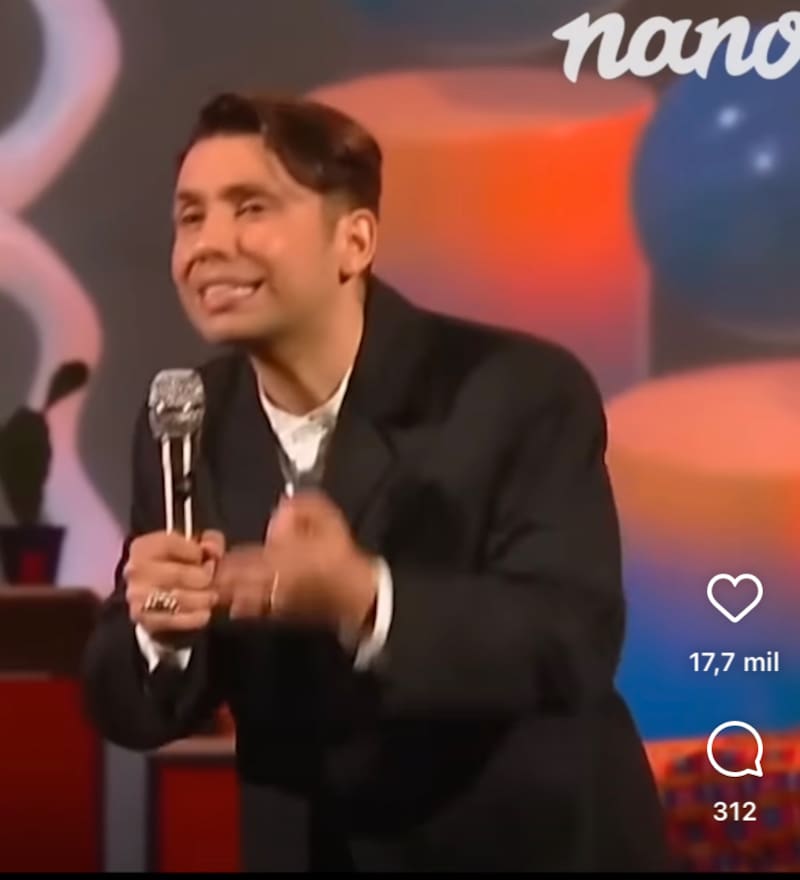 Fabrizio Copano en el clip de Nano Videos / Créditos: Instagram