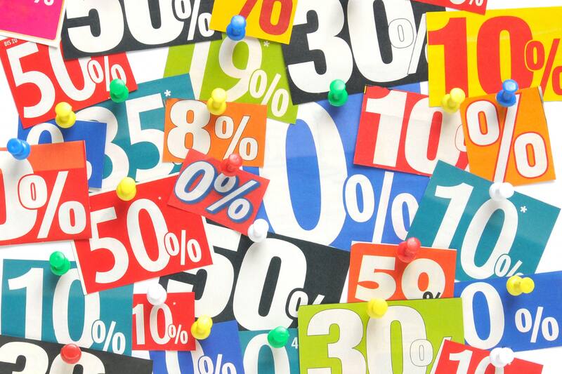 Estos son los descuentos de los diferente bancos.