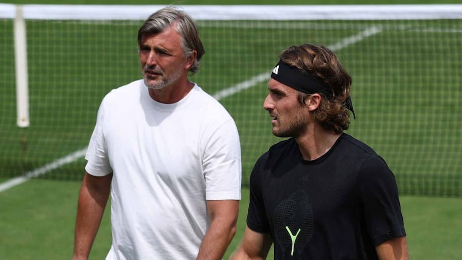 Tsitsipas e Ivanisevic no duraron dos meses juntos.