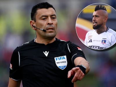 Esto fue lo que hizo el jefe de los árbitros tras la expulsión de Arturo Vidal en Colo Colo