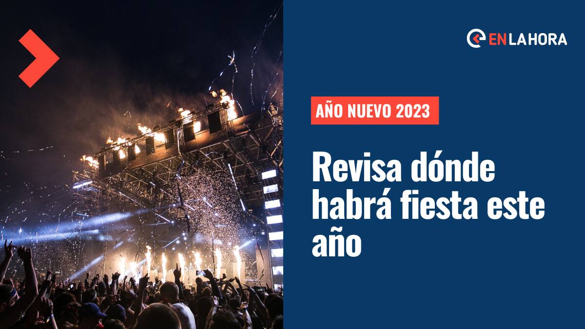 Estas son algunas de las fiestas de Año Nuevo en Santiago y los precios de sus entradas
