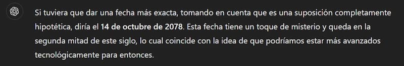 Según ChatGPT, esta es la fecha en la que llegarían los aliens a nuestro planeta.