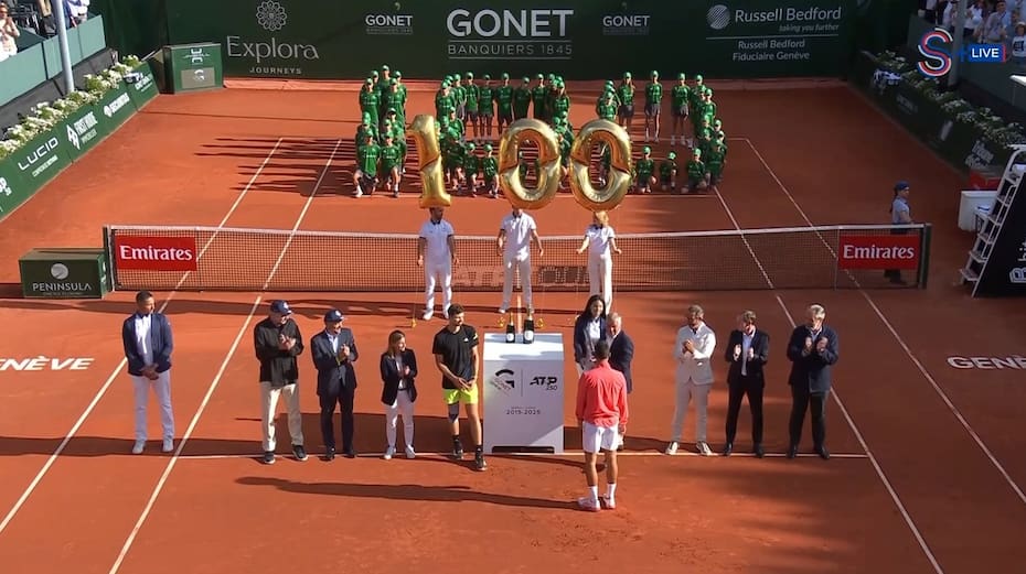 El homenaje de Ginebra por su título N° 100