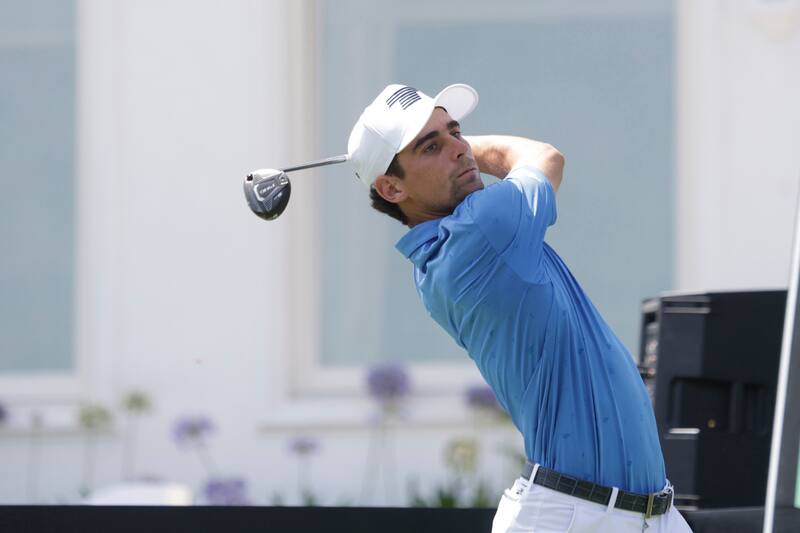 Joaquín Niemann intenta destacar en el The Open.