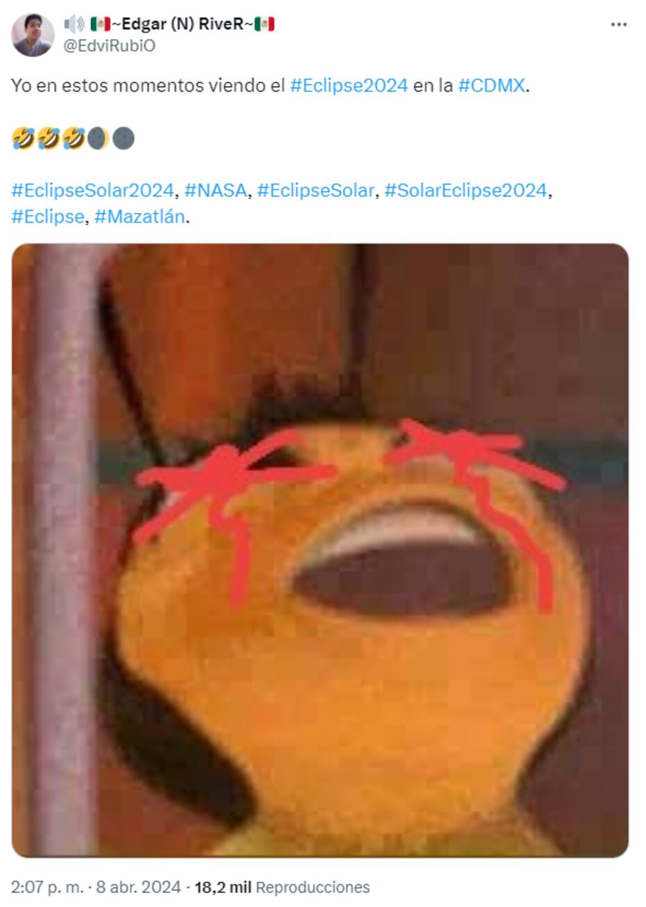 Memes que dejó el eclipse.