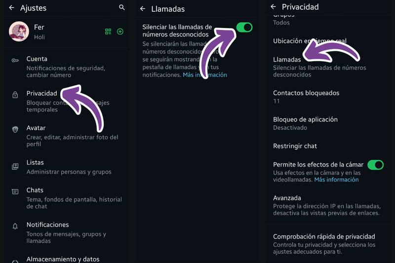 Sigue estos pasos para silenciar las llamadas de desconocidos.