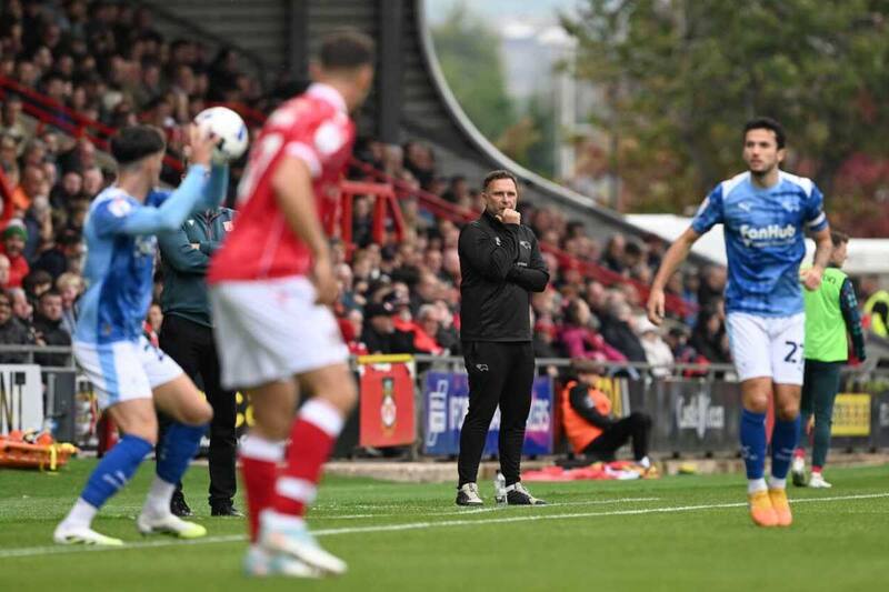 El DT del Derby County llenó de elogios a Ben Brereton por su primer gol.