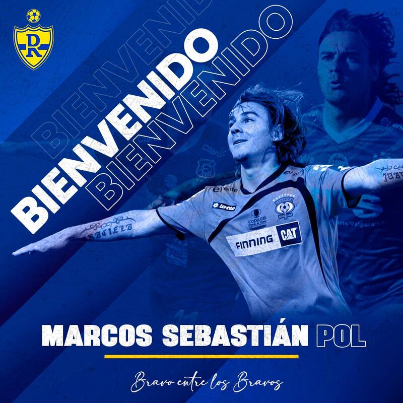 Marcos Sebastián Pol fue anunciado oficialmente como refuerzo de Deportes Rengo. Foto: Deportes Rengo.