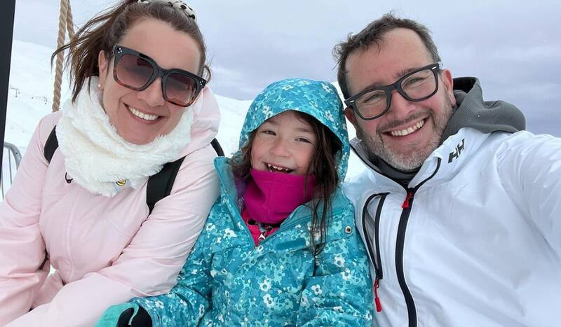 El tierno video con el que Eduardo Fuentes celebró el cumpleaños de su hija, Alma