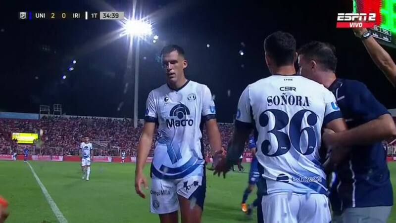 salió con cara de pocos amigos del duelo con Unión de Santa Fe.