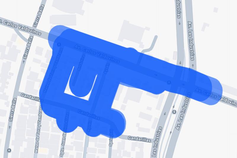 En esta zona, la interrupción se mantendrá por siete horas. Créditos: Enel.