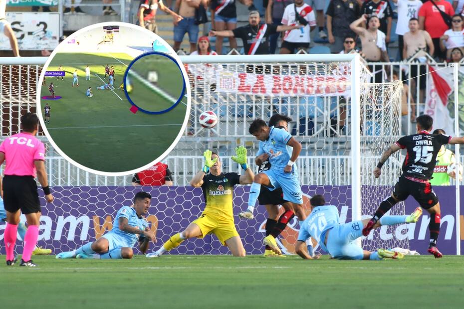 Cristián Zavala estuvo muy cerca de marcar su primer gol en Curicó Unido (Foto: TNT Sports)