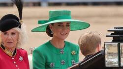 Kate Middleton y la reina Camilla impactaron con un elegante look en Trooping the Colour