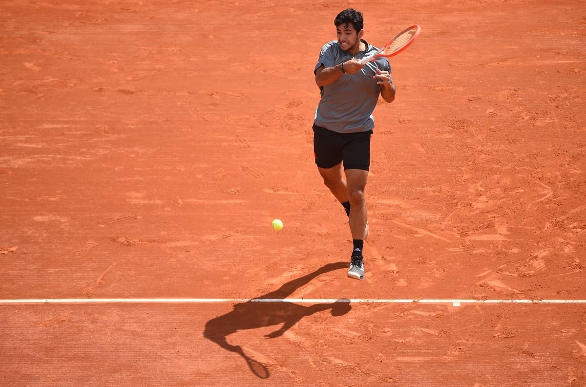 Cristian Garín debutó con un triunfo en el Masters de Roma