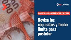 Bono Trabajadores de la Cultura: ¿Hasta cuándo puedo postular a los $450 mil?