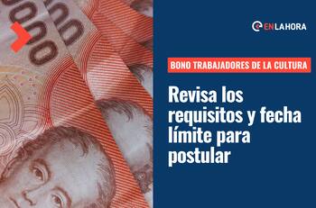 Bono Trabajadores de la Cultura: ¿Hasta cuándo puedo postular a los $450 mil?