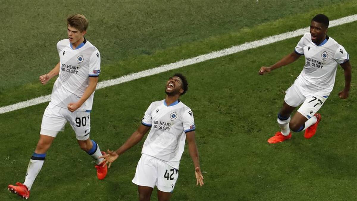 Champions League: Heroica victoria de un Brujas diezmado por el Covid-19
