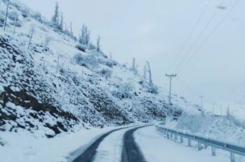 VIDEO | Blanco panorama: Mira cómo el Valle del Elqui se cubrió de Nieve