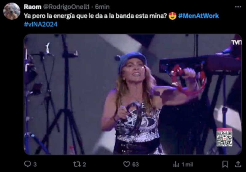 Reacciones a la presentación de Men at Work.