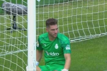 Grosero error del hijo de Zidane en la caída del Racing de Santander ante Tenerife