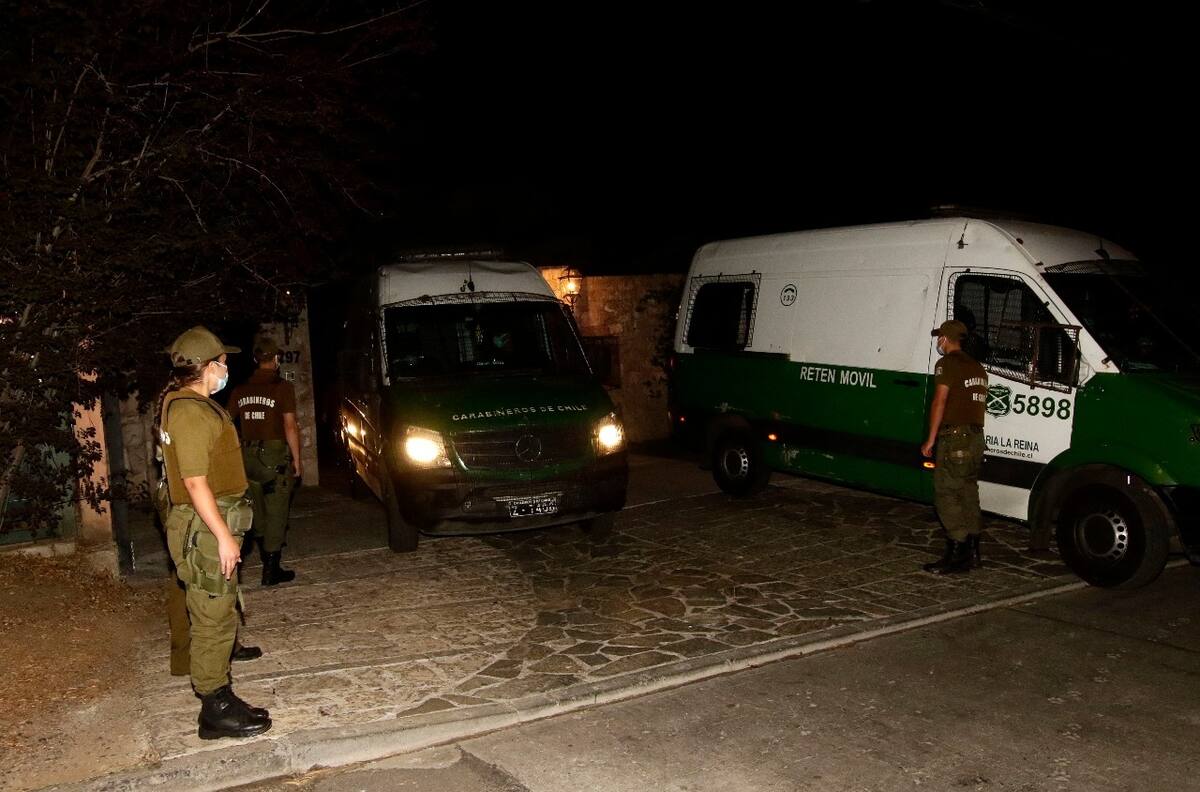 Fiesta clandestina en Chicureo terminó con 17 asistentes detenidos