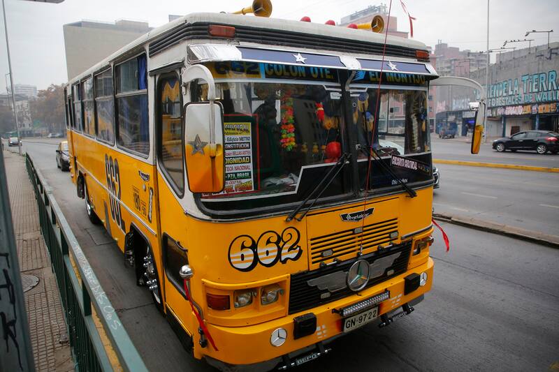 Estos serán los recorridos de las micros amarillas este Día del Patrimonio. Créditos: ATON.