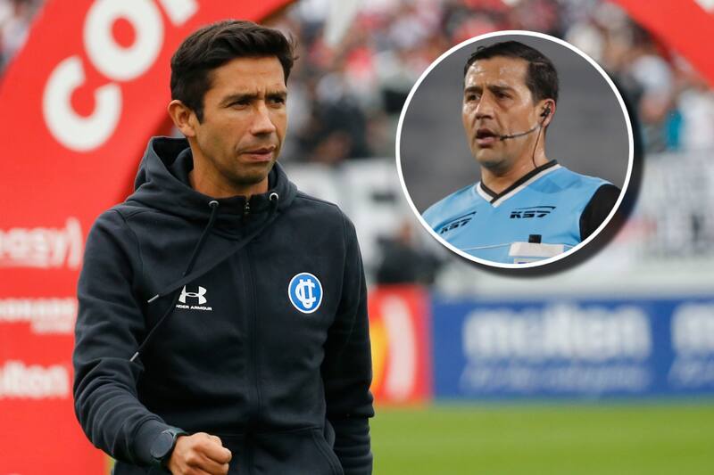 no quedó conforme con el arbitraje de Felipe González en el Clásico entre Colo Colo y la UC