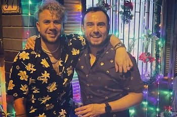 César Campos celebró sus 8 años de relación junto a su esposo, Diego Barrios, con una tierna dedicatoria