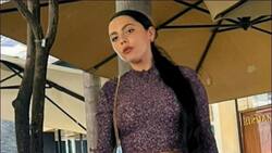 Con traje de Gatúbela: Daniela Aránguiz participó de una gran fiesta de disfraces en la noche del sábado