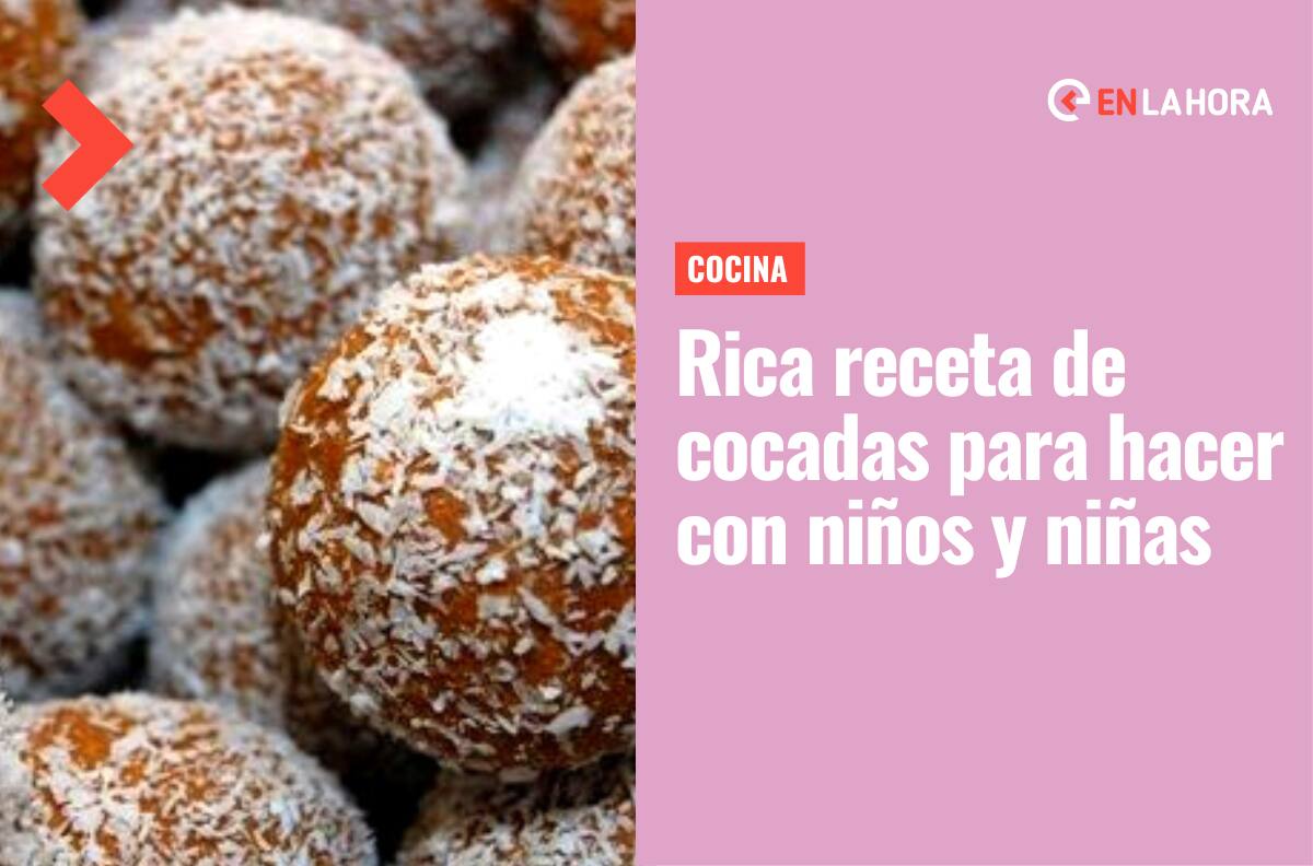 Receta de cocadas caseras de galletas: Fácil para hacer con los niños y muy rica y entretenida