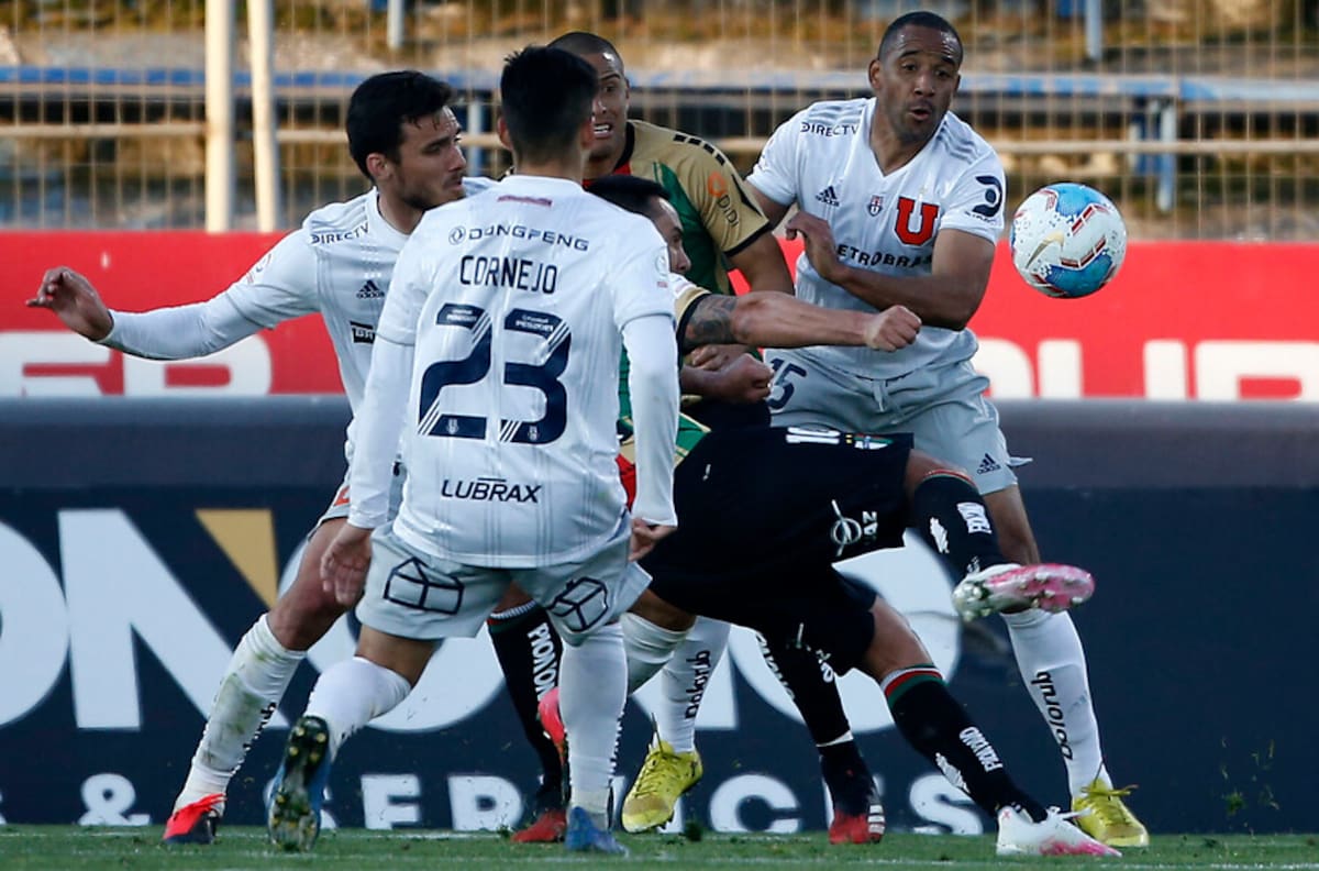 Palestino aguó la fiesta de la U y le robó el triunfo sobre el final