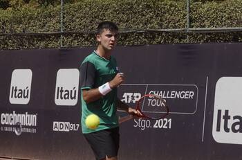 Tomás Barrios avanzó a su primera final de Challenger tras retiro de su rival