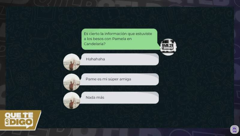 Fabio Agostini responde a rumor de romance con Pamela Díaz.