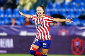 VIDEO | En Colo Colo era marca registrada: el golazo de Estefanía Banini para el Atlético Madrid en la Copa de La Reina